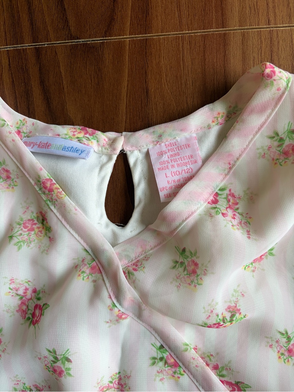 Mary-Kate And Ashley 10Y Floral Top - Picture 2 of 3